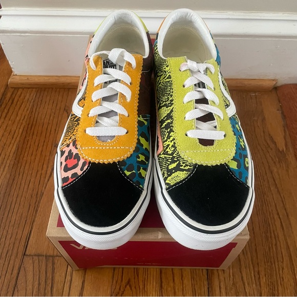 Vans Sport Patchwork Leopard Snake Multi with Box Men’s US 6.5 Women’s US 8 - Picture 5 of 9